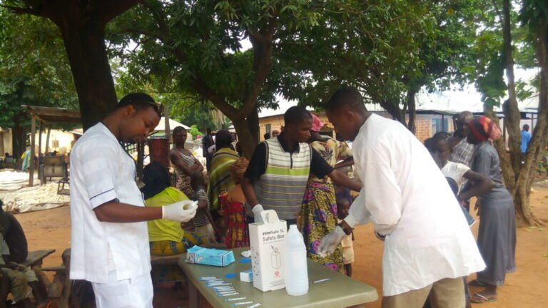 AAP conducting Community HIV testing services in a Nigerian community