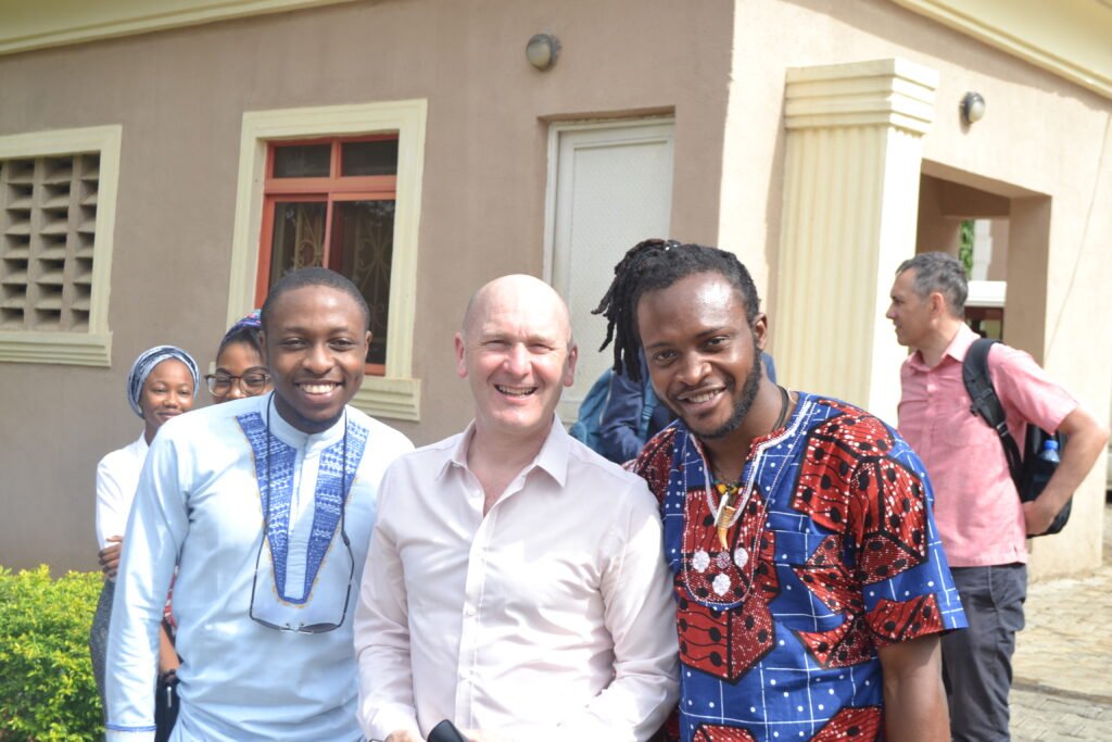 With the VSO CEO on his visit to Nigeria