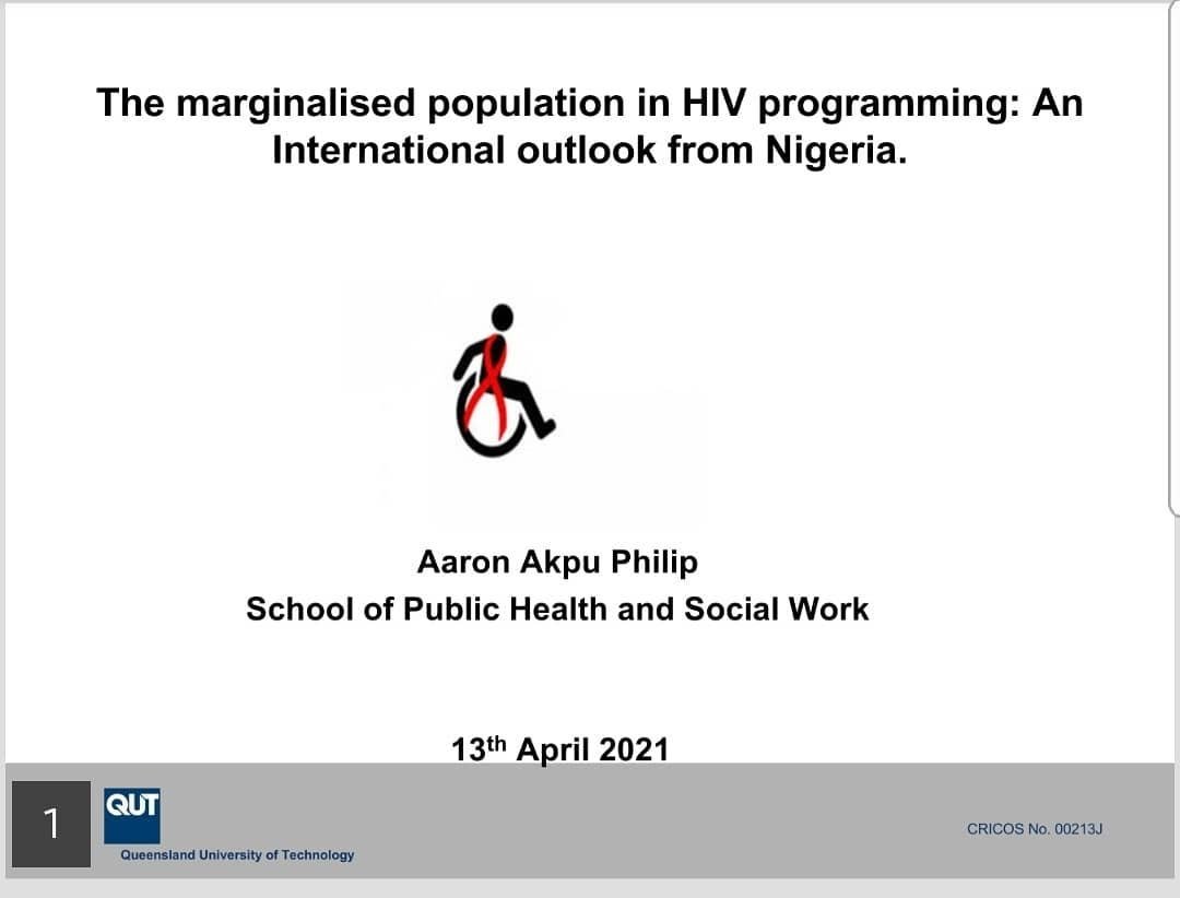Featured image for “GUEST LECTURE PUB565: THE MARGINALISED POPULATION IN HIV PROGRAMMING: AN INTERNATIONAL OUTLOOK FROM NIGERIA”